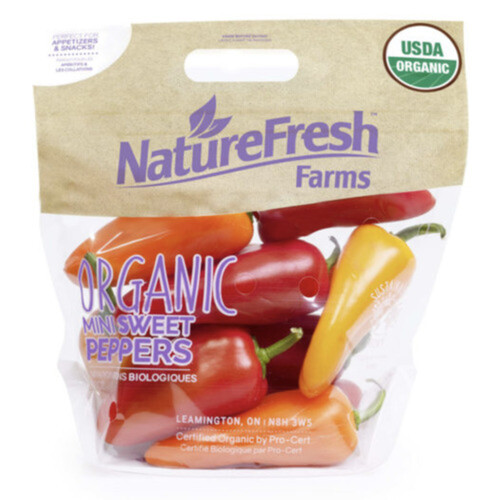 Organic Mini Sweet Peppers Ontario 227 g