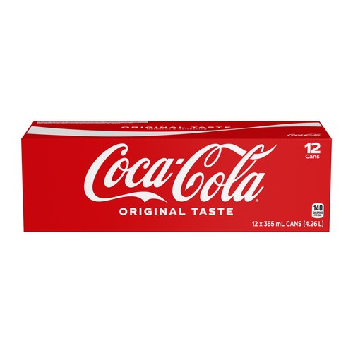 Coca-Cola Soda Fridge Pack 12 x 355 ml (cans)