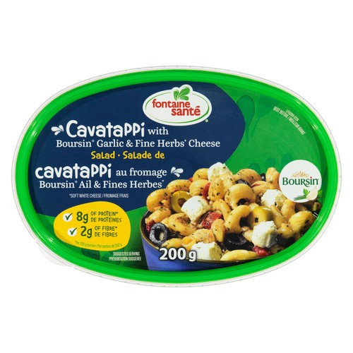 Fontaine Santé Cavatappi with Boursin Garlic & Fine Herbs Cheese Salad 200 g
