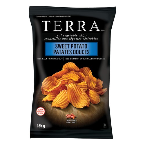 Terra Gluten-Free Krinkle Cut Vegetable Chips Sweet Potato 165 g