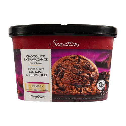 Sensations Chocolate Extravaganza Ice Cream 1.5 L