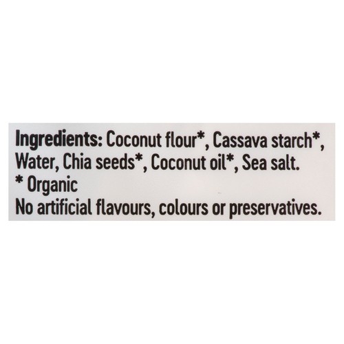 The Real Coconut Organic Tortillas Coconut Flour 215 g (frozen)