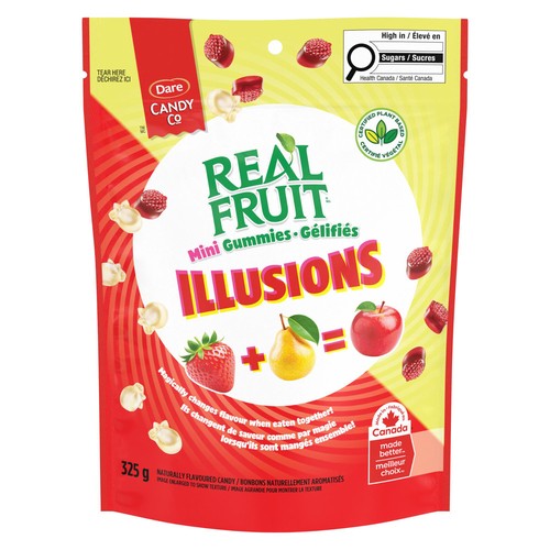 Dare Real Fruit Candy Illusions Strawberry Pear 325 g