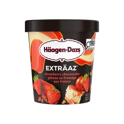 Haagen-Dazs Extraaz Ice Cream Strawberry Cheesecake 450 ml