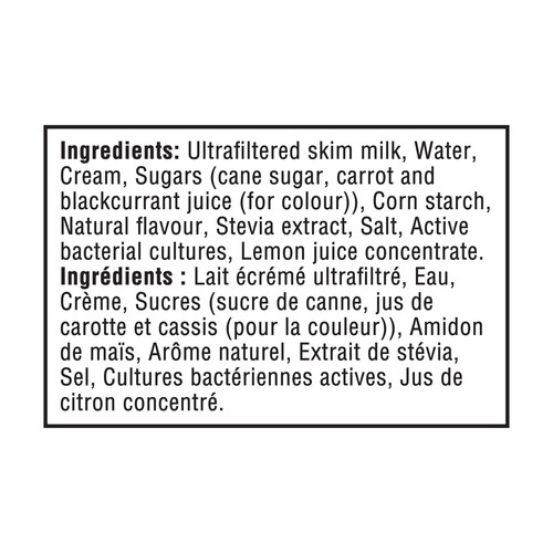 Two Good Low Sugar Yogurt Raspberry 4 x 95 g
