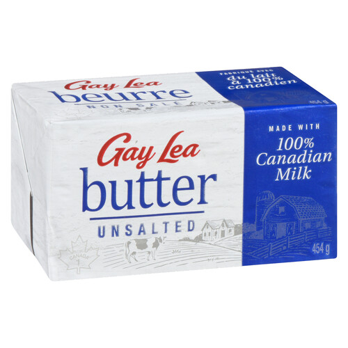 Gay Lea Butter Unsalted 454 g