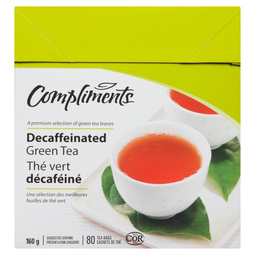 Compliments  Green Tea Decaffeinated 80 EA