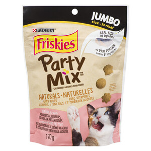 Friskies Cat Treats Party Mix Naturals Seaside Crunch 170 g