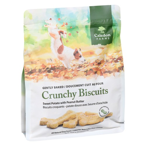Caledon Farms Dog Treats Crunchy Biscuits Sweet Potato With Peanut Butter 550 g