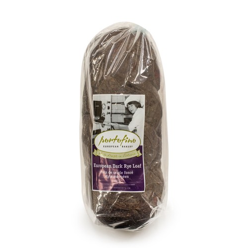 Portofino Artisan European Dark Rye Loaf 630 g
