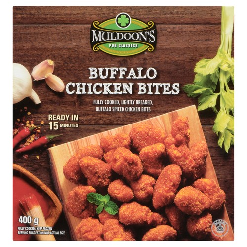 Muldoon's Pub Frozen Classics Buffalo Chicken Bites 400 g