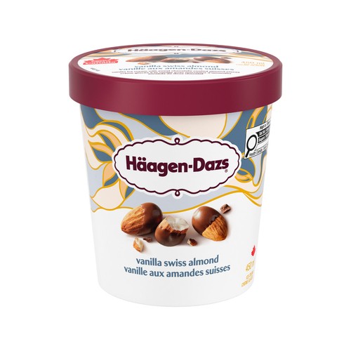 Haagen-Dazs Ice Cream Vanilla Swiss Almond 450 ml
