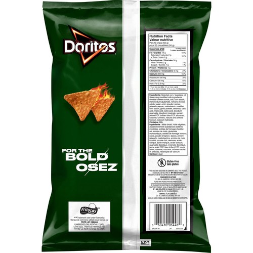 Doritos Tortilla Chips Jalapeño & Cheddar 235 g