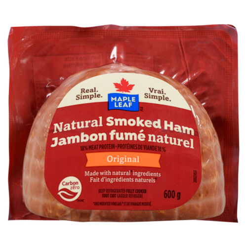 Maple Leaf Deli Natural Smoked Ham Original 600 g