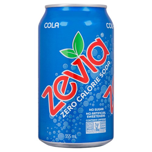 Zevia Cola Soft Drink 355 ml