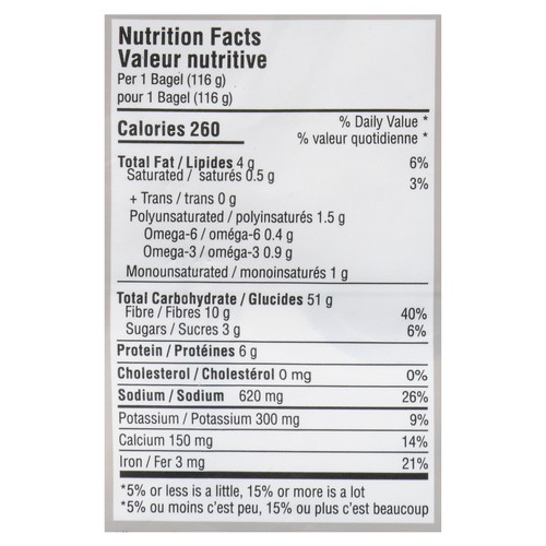 Queen St. Bakery Superfood Frozen Bagels Everything 4 x 116 g