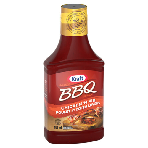 Kraft BBQ Sauce Chicken & Rib 455 ml