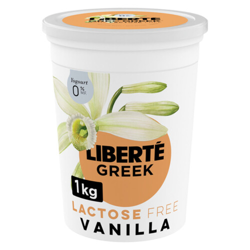 Voilà Liberte LactoseFree Greek Yogurt Vanilla 1 kg