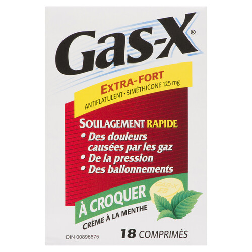 Gas-X Extra Strength Peppermint 18 Tablets 