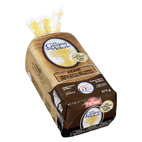 St-Méthode 100% Whole Wheat Bread no fat and no sugar added 675 g