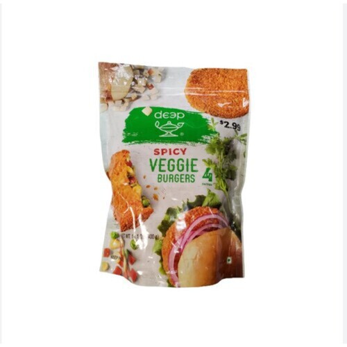 Deep Frozen Veggie Burger Spicy 400 g