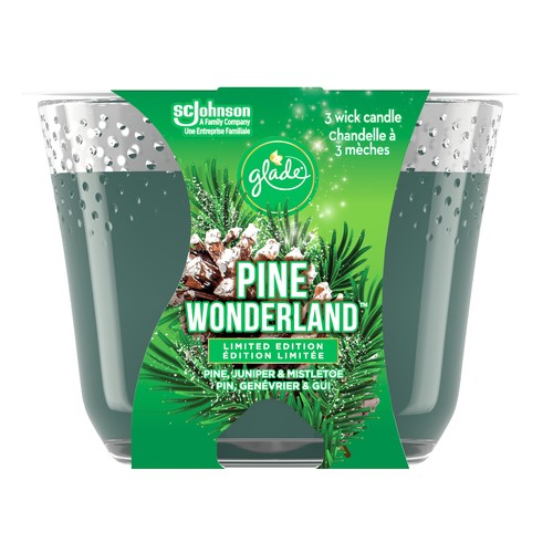 Glade Triple Wick Candle Pine Wonderland 1 Pack