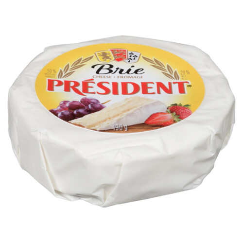 President Brie Cheese Double Crème 190 g