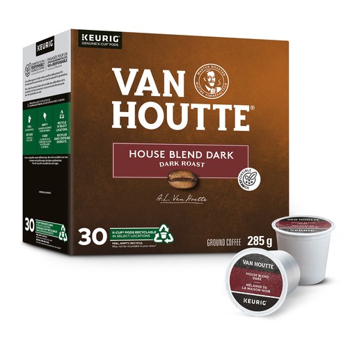 Van Houtte Coffee Pods House Blend Dark Roast 24 K-Cups 228 g