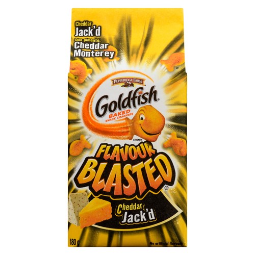 Pepperidge Farm Goldfish Crackers Cheddar Jack'd 180 g