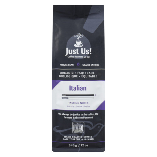 Just Us! Coffee Whole Bean Italian Roast 340 g