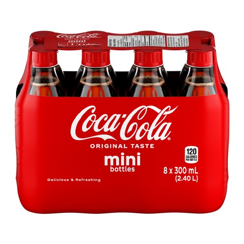 Coca-Cola Soda 8 x 300 ml (bottles)