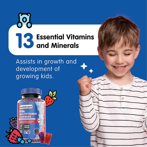 Herbaland Kids Multivitamins Gummy 90 Count