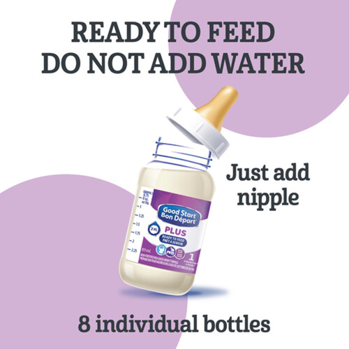 Good Start Plus 1 Baby Formula Ready-To-Feed 8 x 89 ml