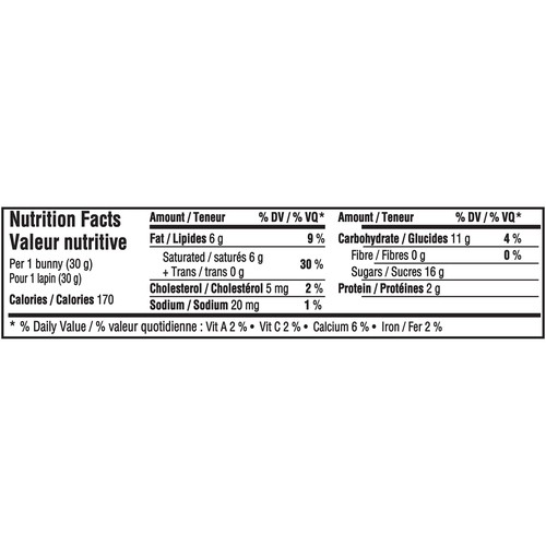 Cadbury Dairy Milk Bunny 30 g