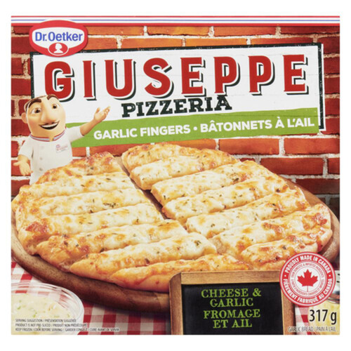 Dr. Oetker Giuseppe Pizzeria Garlic Bread Fingers Cheese & Garlic 317 g (frozen)