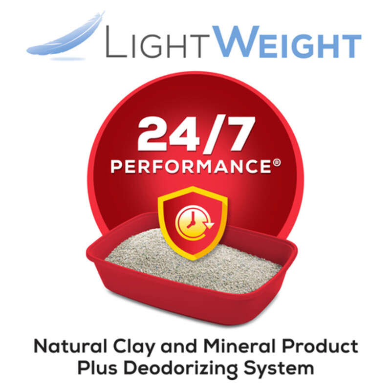 Purina Tidy Cats Light Weight Cat Litter 24/7 Performance MultiCat 7.