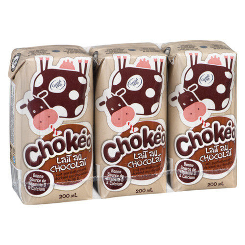 Grand-Pré Chokeo Chocolate Milk 3 x 200 ml