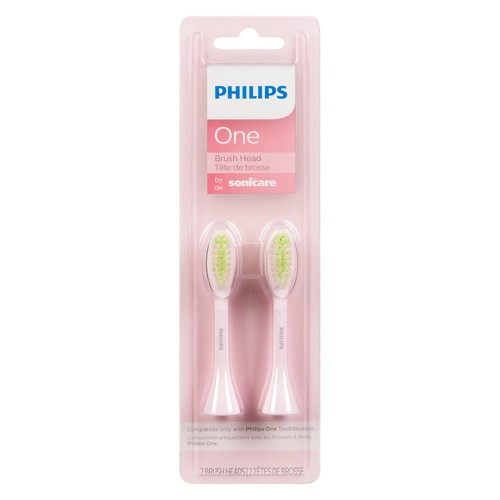 Philips Replacement Brush Head Manhattan Pink 2 Pack