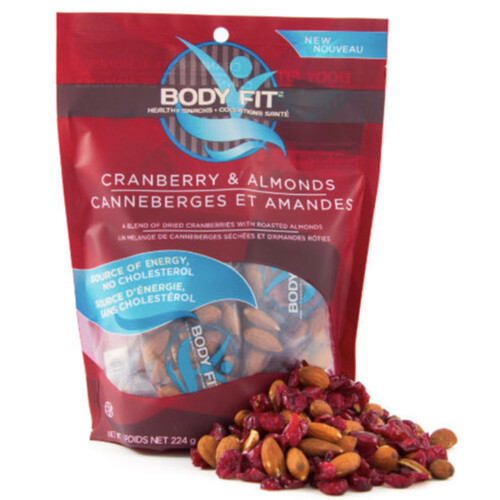Body Fit Cranberry & Almonds Mix Bags 224 g