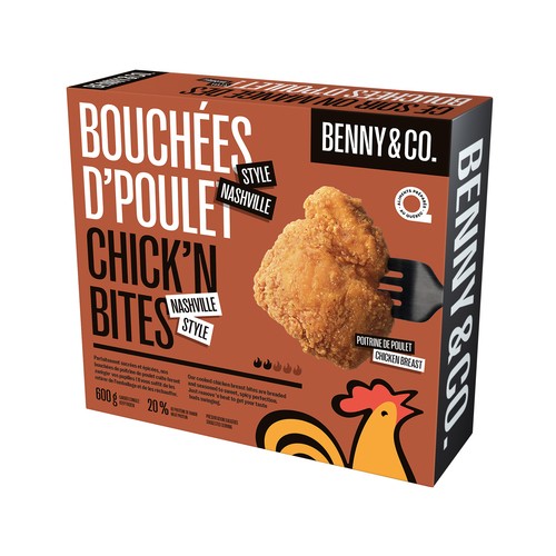 Benny&Co. Frozen Chicken Bites Nashville Style 600 g