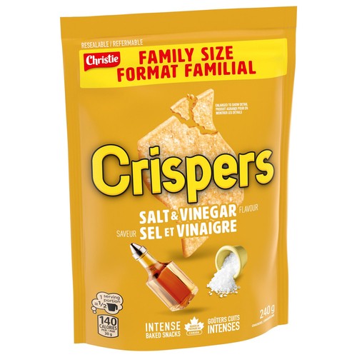 Crispers Crackers Salt & Vinegar 240 g