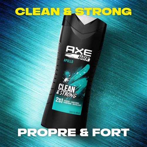 Axe 2-In-1 Shampoo And Conditioner Apollo 473 ml