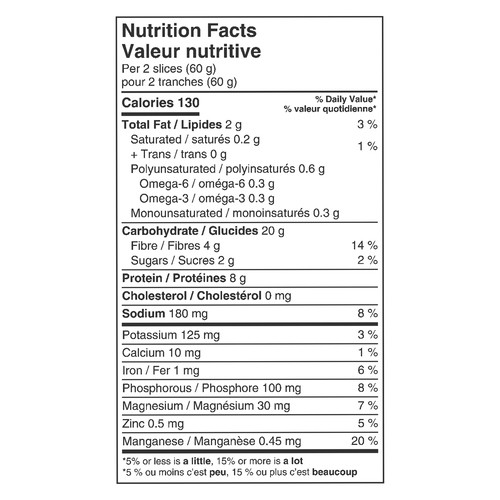 Stonemill Bakehouse Honest Wellness Sprouted Rye & 12 Grains Bread 454 g