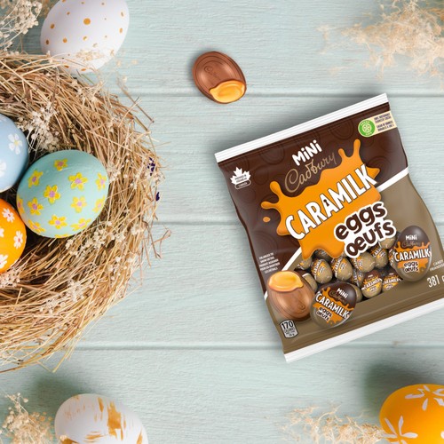 Cadbury Mini Caramilk Candy Eggs 381 g