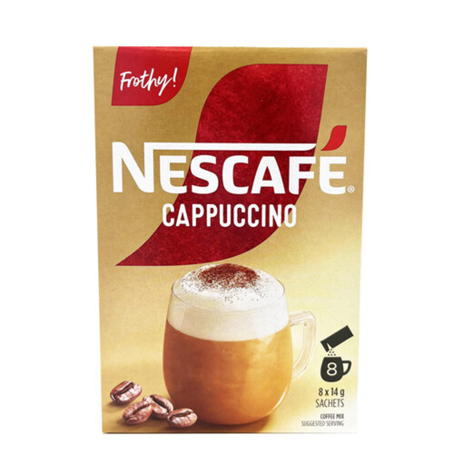 Nescafé Gold Instant Coffee Cappuccino 8 x 14 g