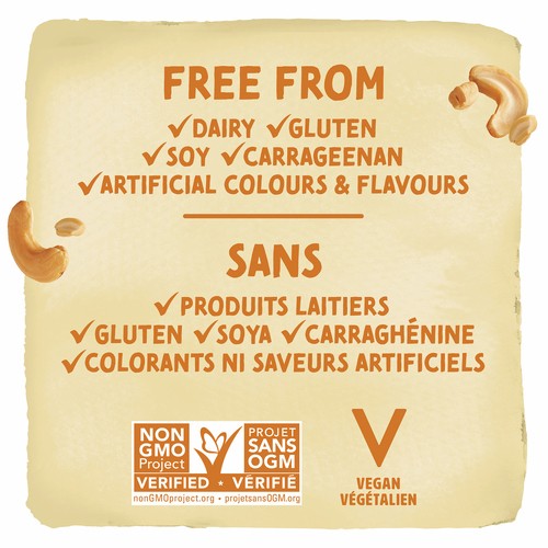 Silk Dairy-Free Unsweetened Milk Alternative Original Creamy Cashew 1.89 L
