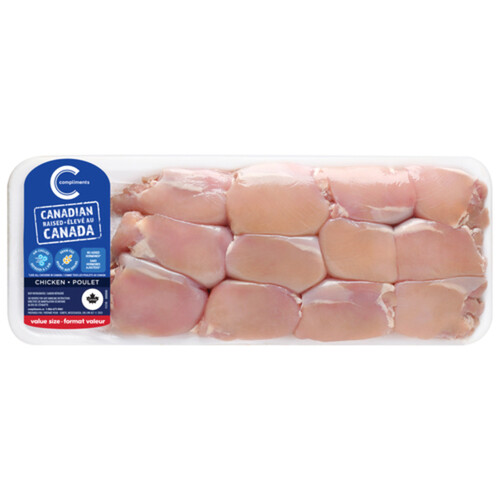 Compliments Chicken Thighs Boneless Skinless Value Pack 
