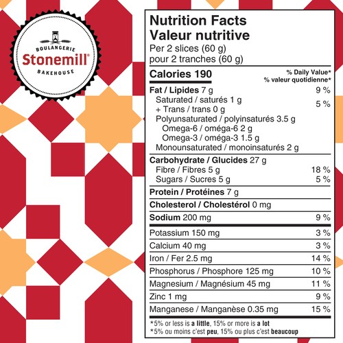 Stonemill Bakehouse Bread Honest Wellness Cranberry Pumpkin Seed 454 g