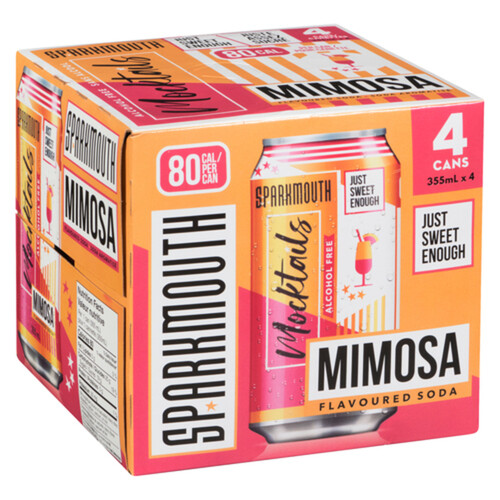 mimosa Sparkmouth Mimosa Mocktail 4 x 355 ml (cans) - Voilà Online