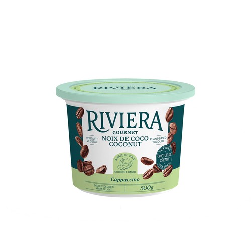 Riviera Gourmet Plant Based Coconut Yogurt Cappuccino 500 g